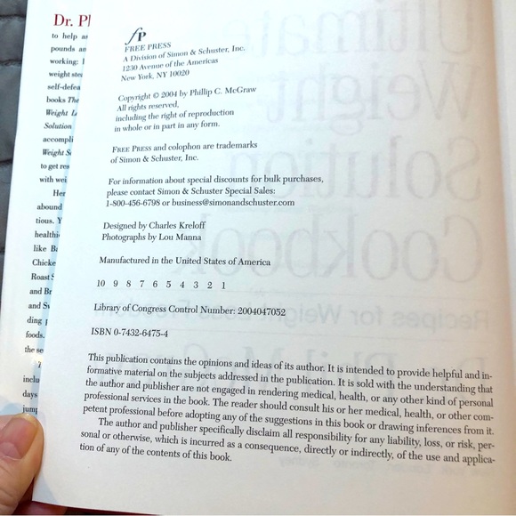 DR PHIL Weight Loss Cookbook companion “Ultimate Weight Loss Solution” Like new - Picture 3 of 12